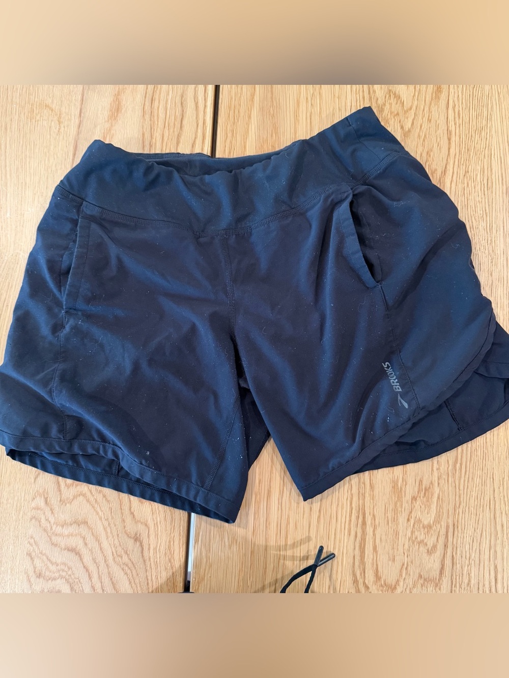 Brooks Women's Black Athletic Running Shorts